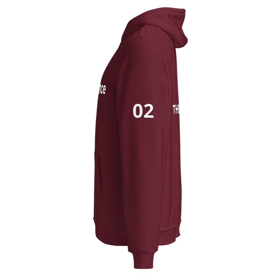 Miniaturbild: EH-008 Bloodline Continues Hoodie - Maroon - Bella + Canvas 3719