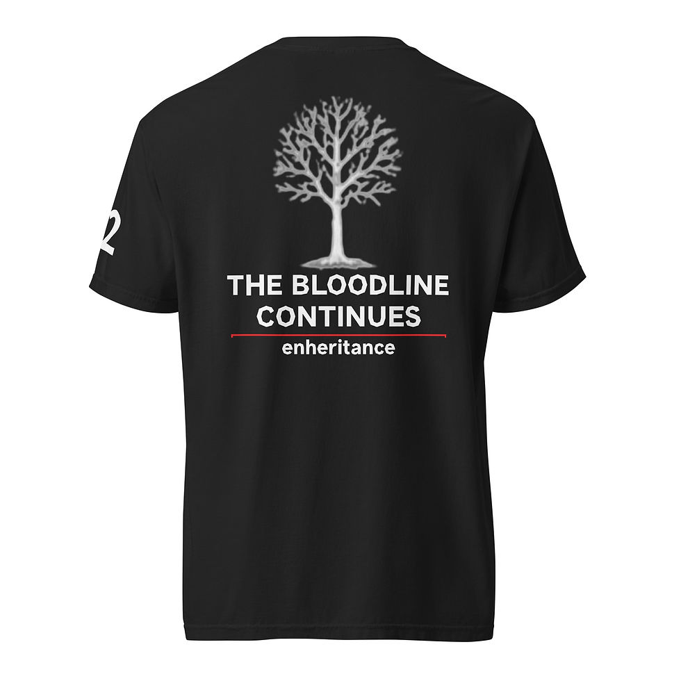 Thumbnail: Enheritance THE BLOODLINE CONTINUES Unisex Heavyweight T-Shirt
