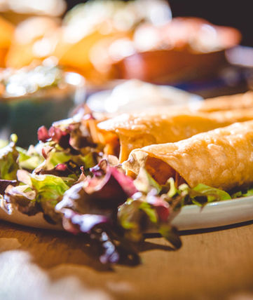 Photo of tacos on a plate in Taco Paco Restaurant in Santa Eularia - Ibiza Spain