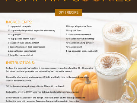 Pumpkin Cookies with Essential Oils!