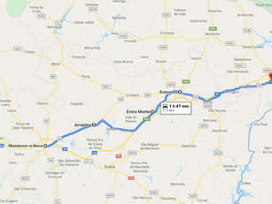 2 horas de estrada em castelos pelo Alentejo