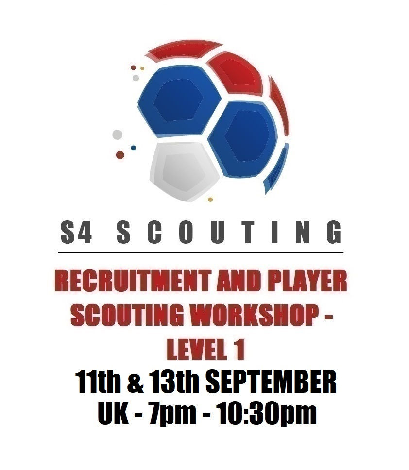 RECRUITMENT AND PLAYER SCOUTIN WORKSHOP - LEVEL 1