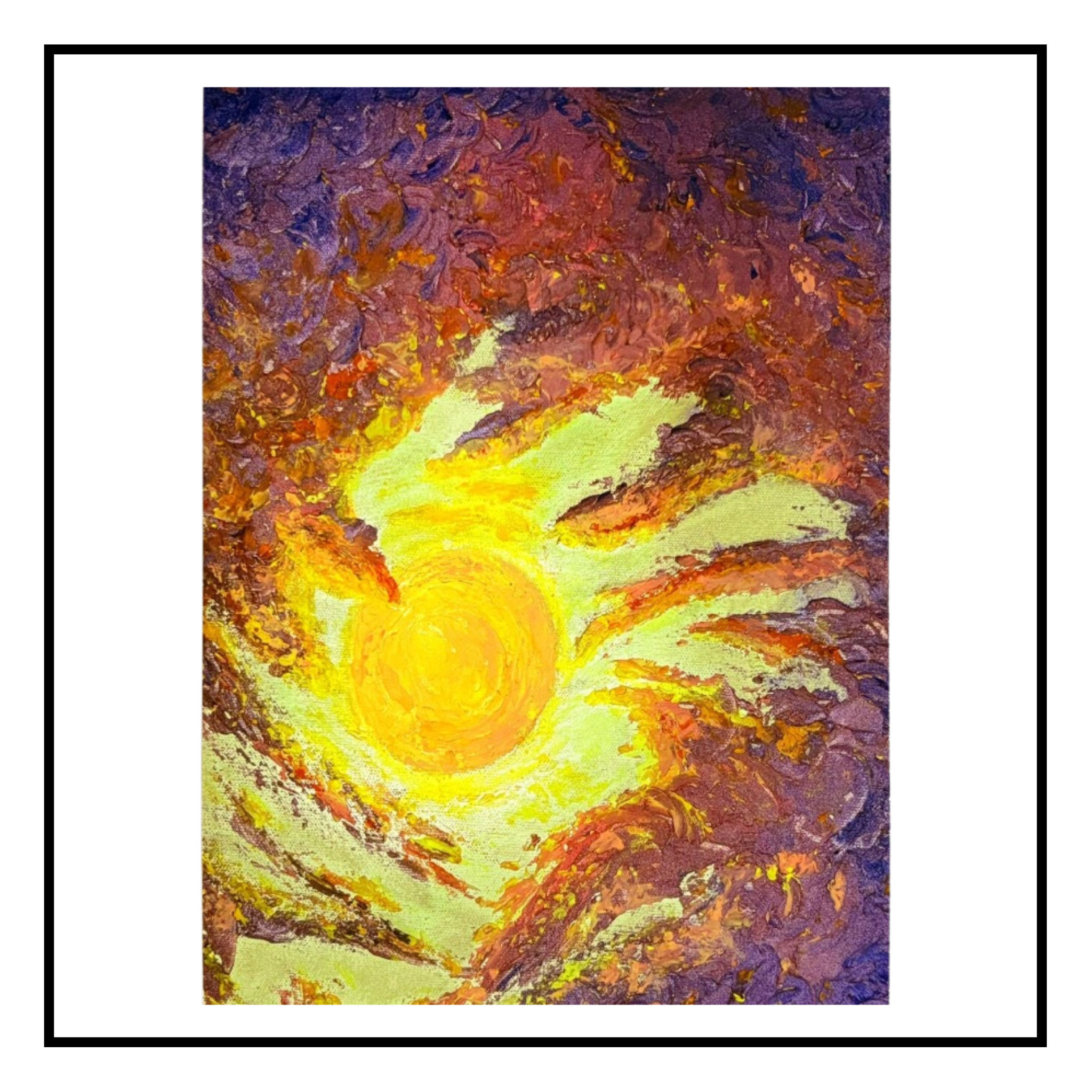 Solstice And Tide 'Golden Stillness' Print