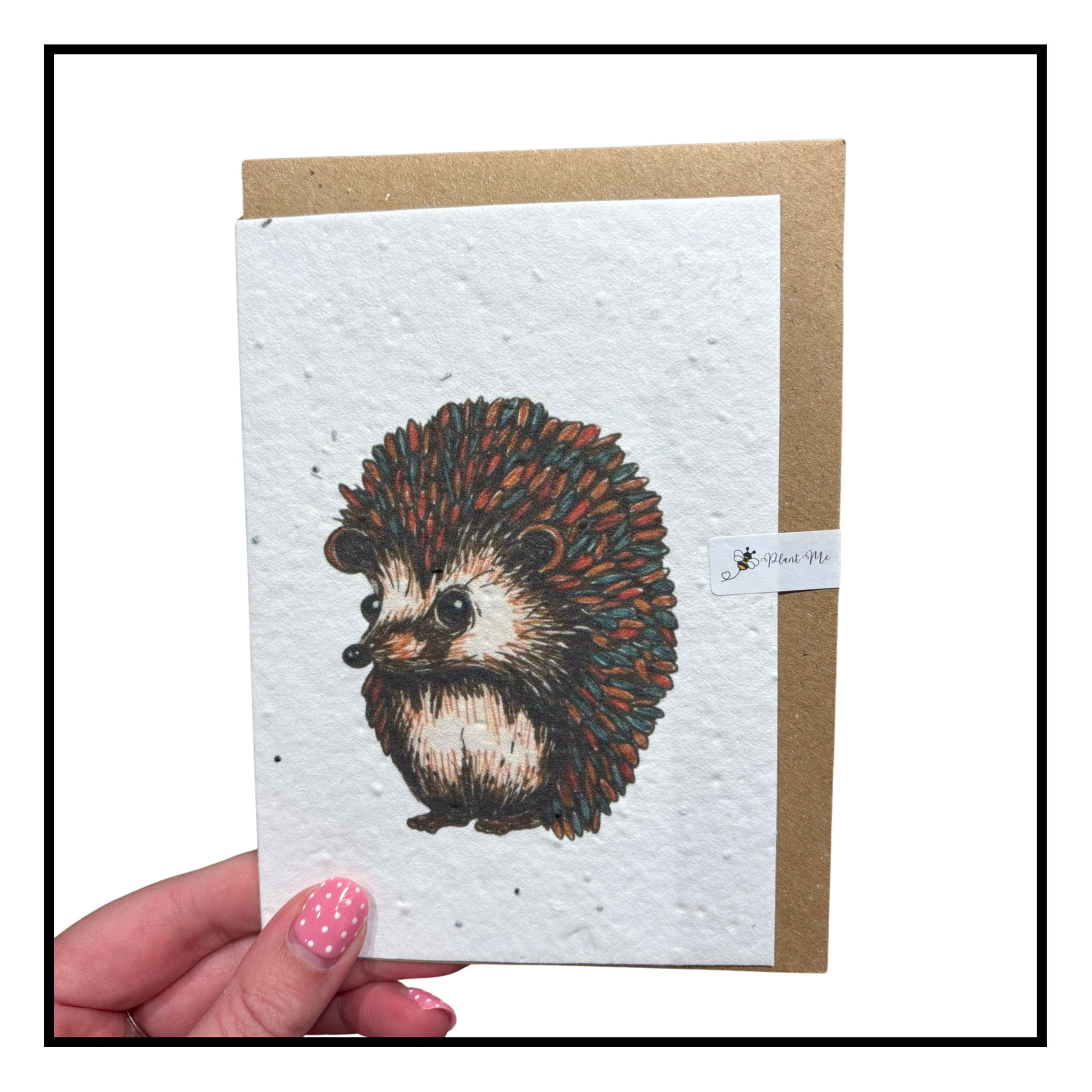 Betsy Bumble Designs 'Hedgehog' Seed Card