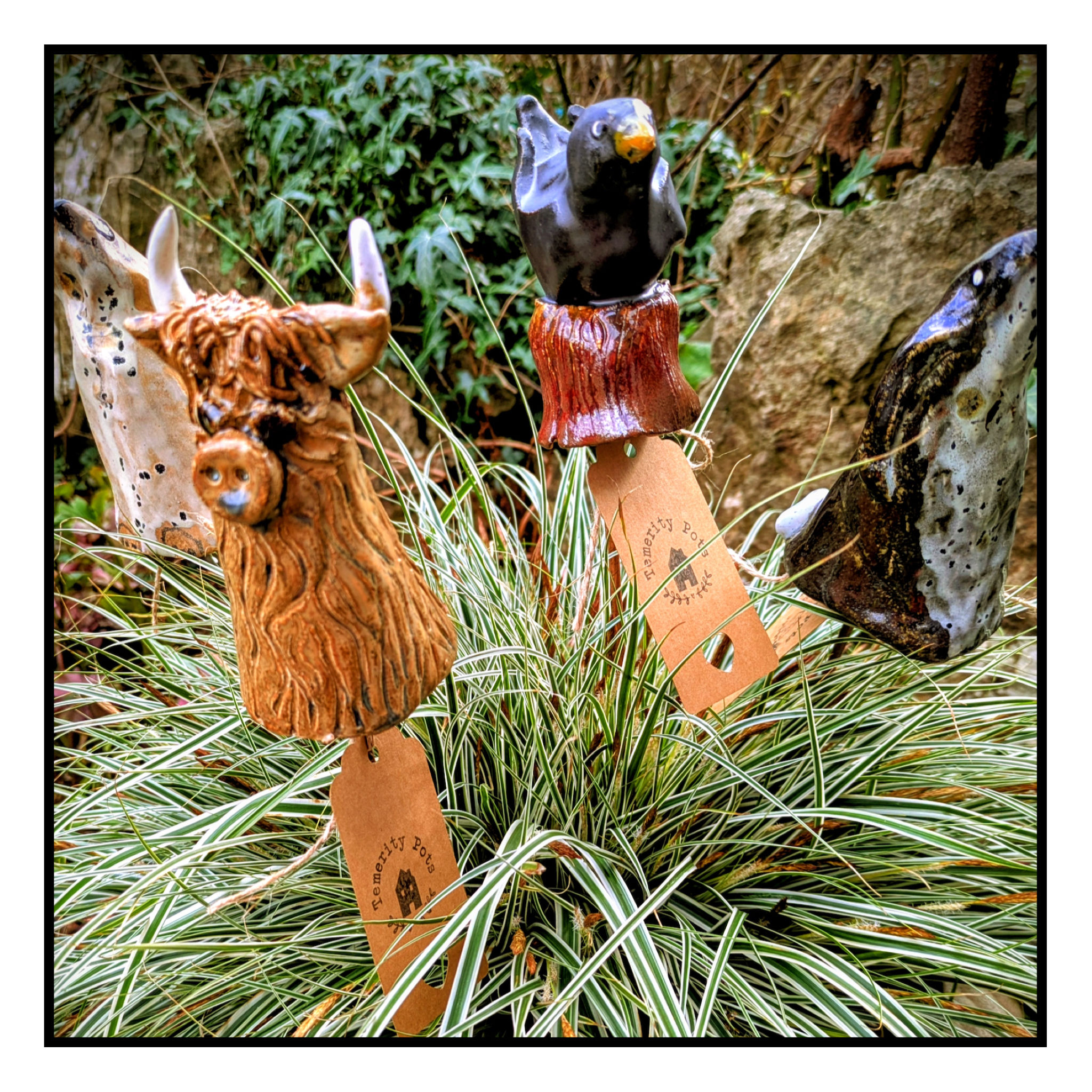 Temerity Pots Small Garden Animals 