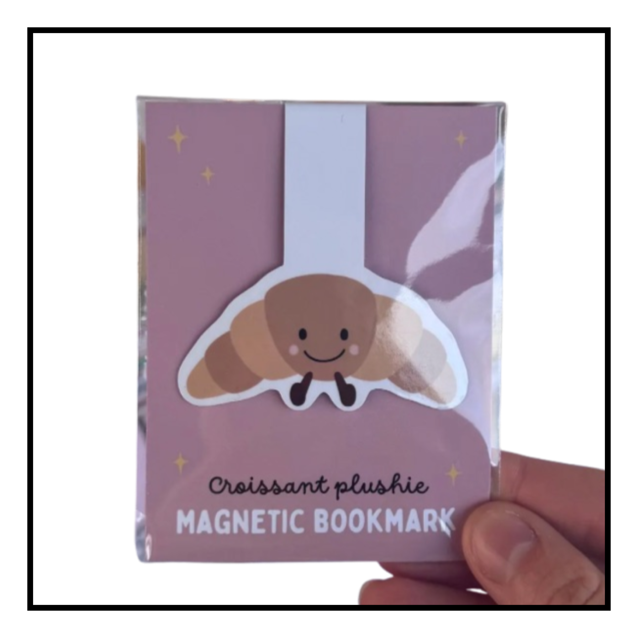 Periodic Prints Croissant Magnetic Bookmark