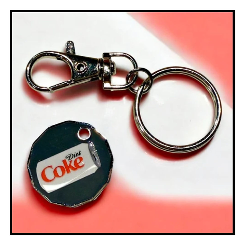 Thumbnail: Fuchsia Pinks Shopping Trolley Coin