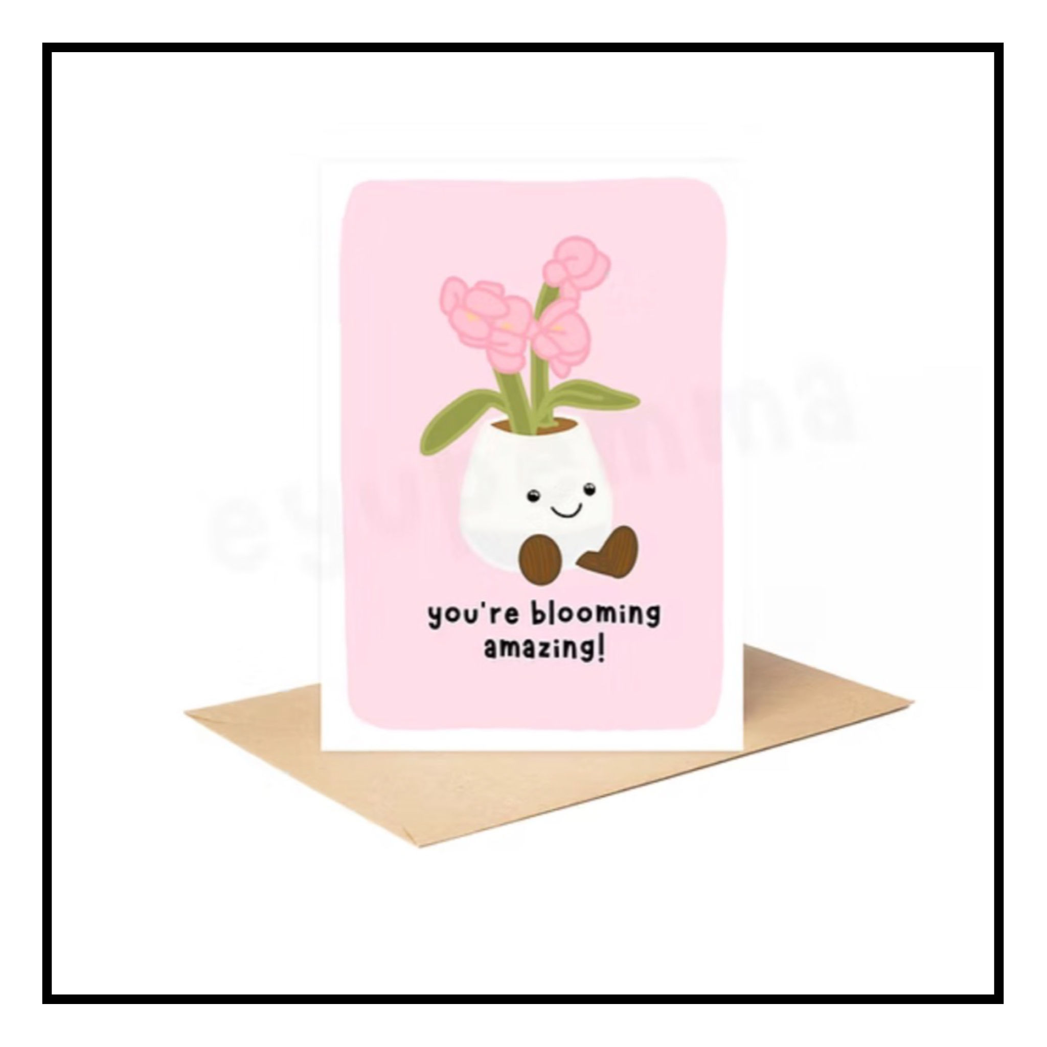 Ey Up Emma 'You're Blooming Amazing' Greeting Card