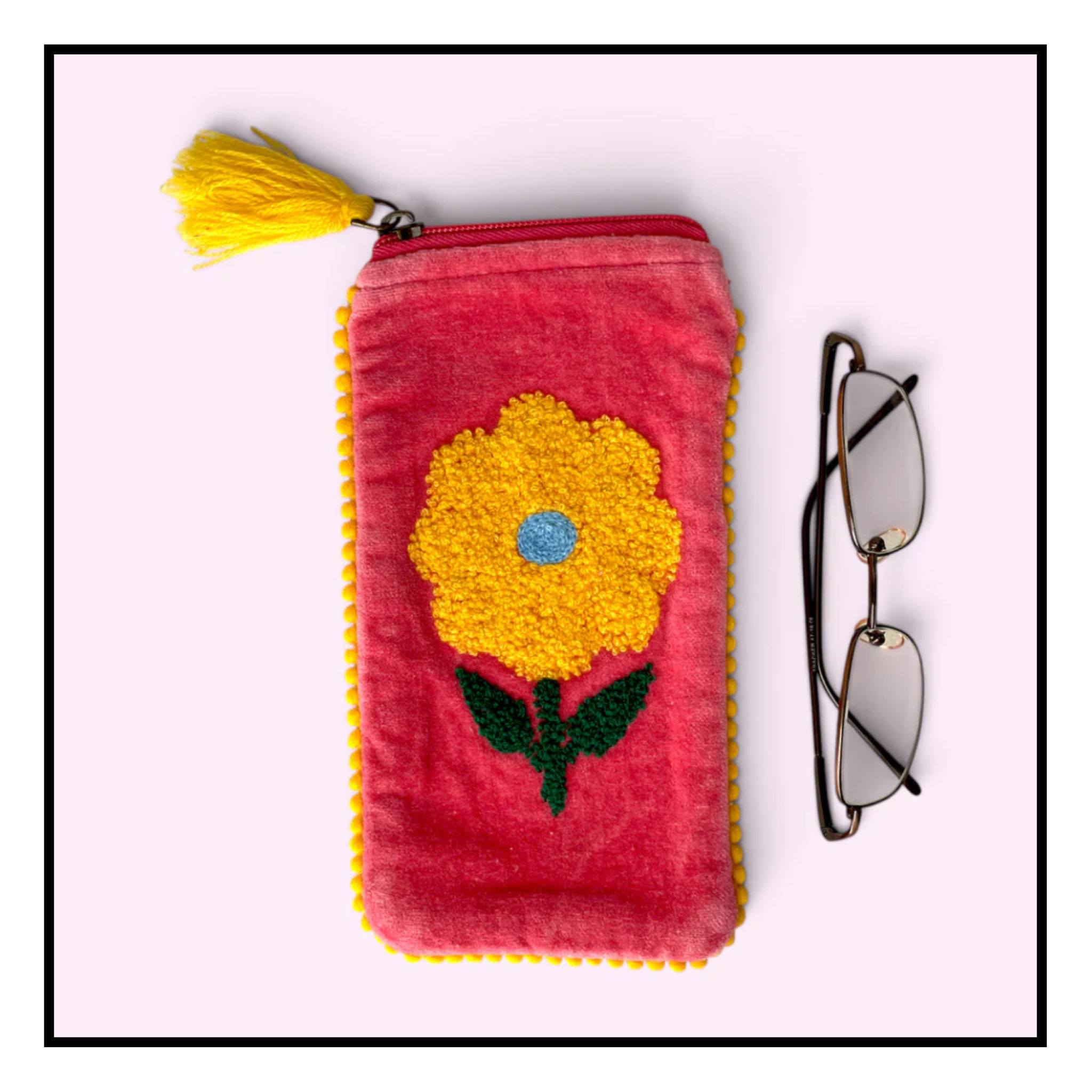 Hayley And Co Velvet Glasses case