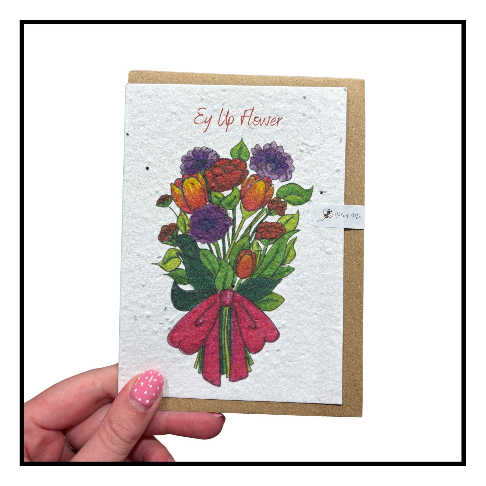 Betsy Bumble Designs 'Ey Up Flower' Seed Card