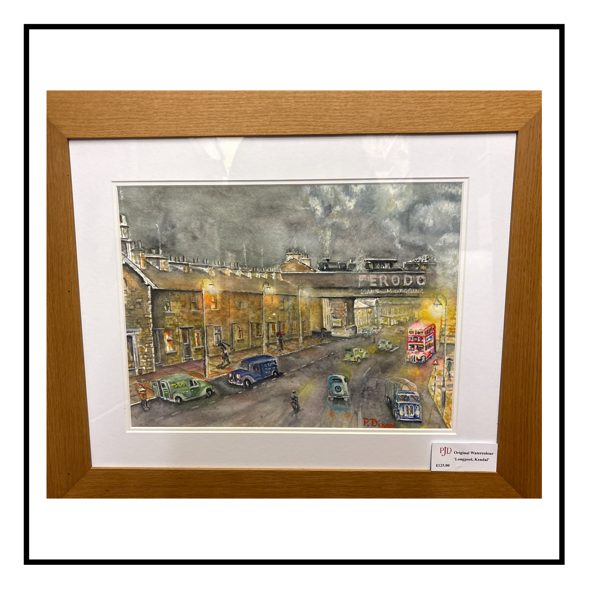 Paul Dixon Art ORIGINAL Longpool Large Framed Print