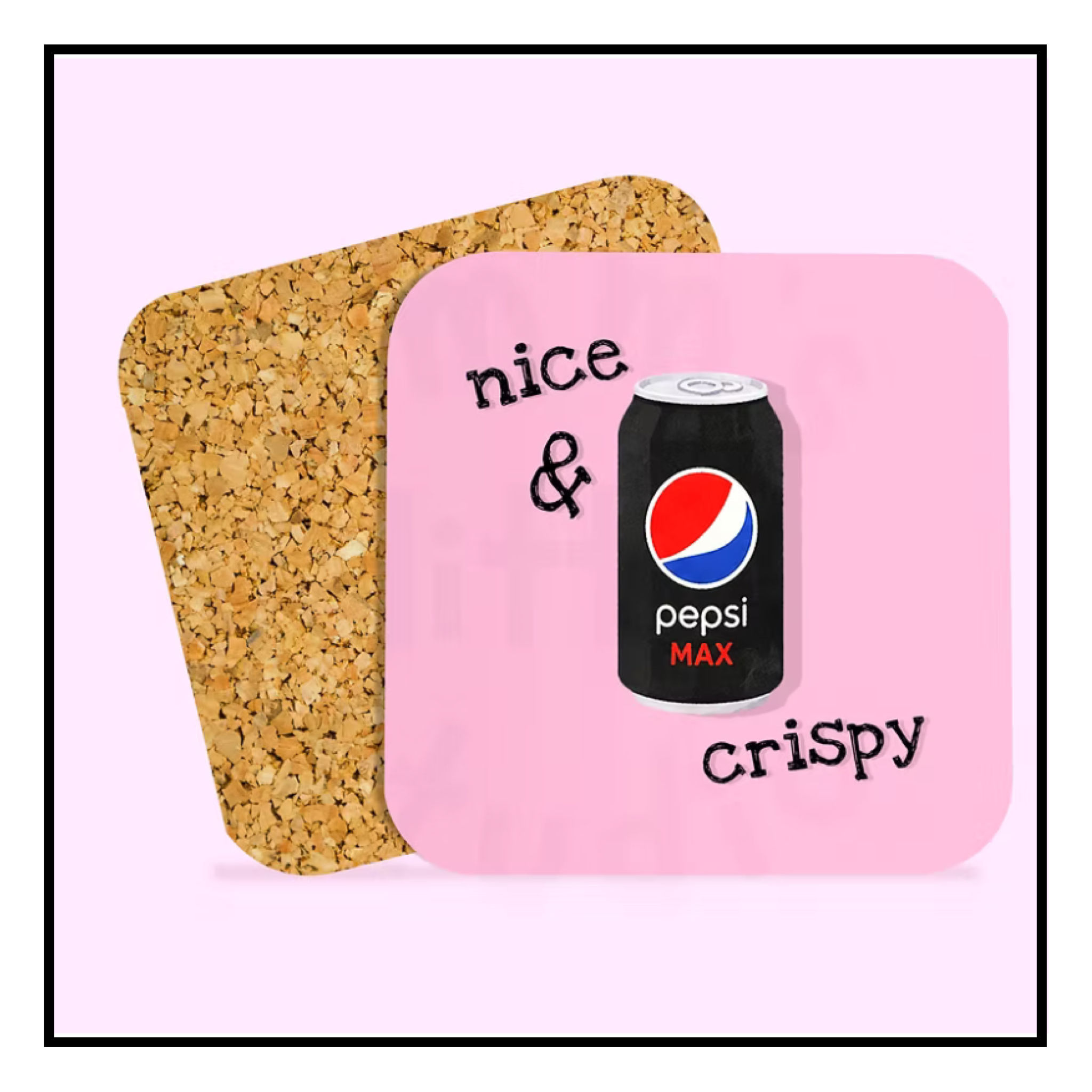 Emm's Little Studio 'Nice And Crispy' Printed Coasters