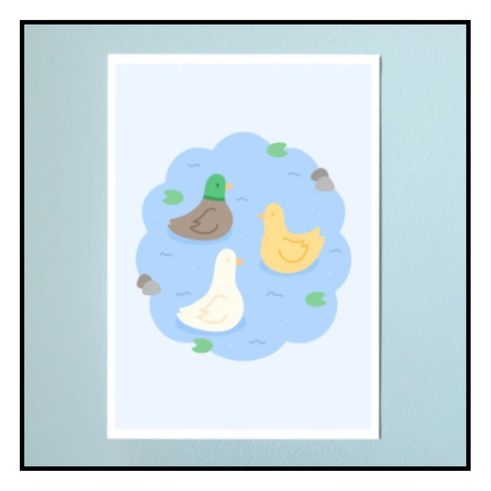 Poppodopolis Duck, Duck Goose Print