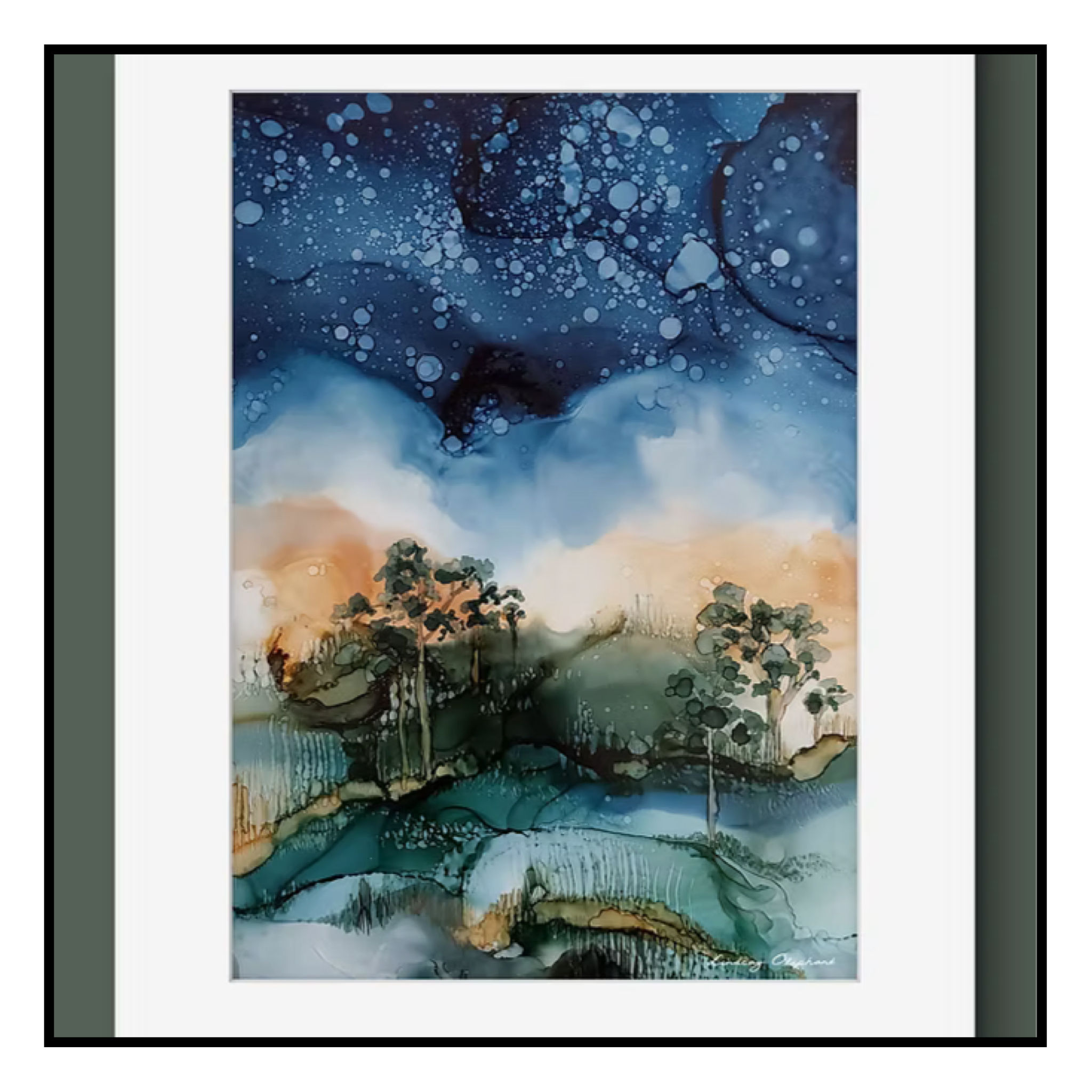 Lindsay Oliphant Art 'Twilight Dreamscape' Print