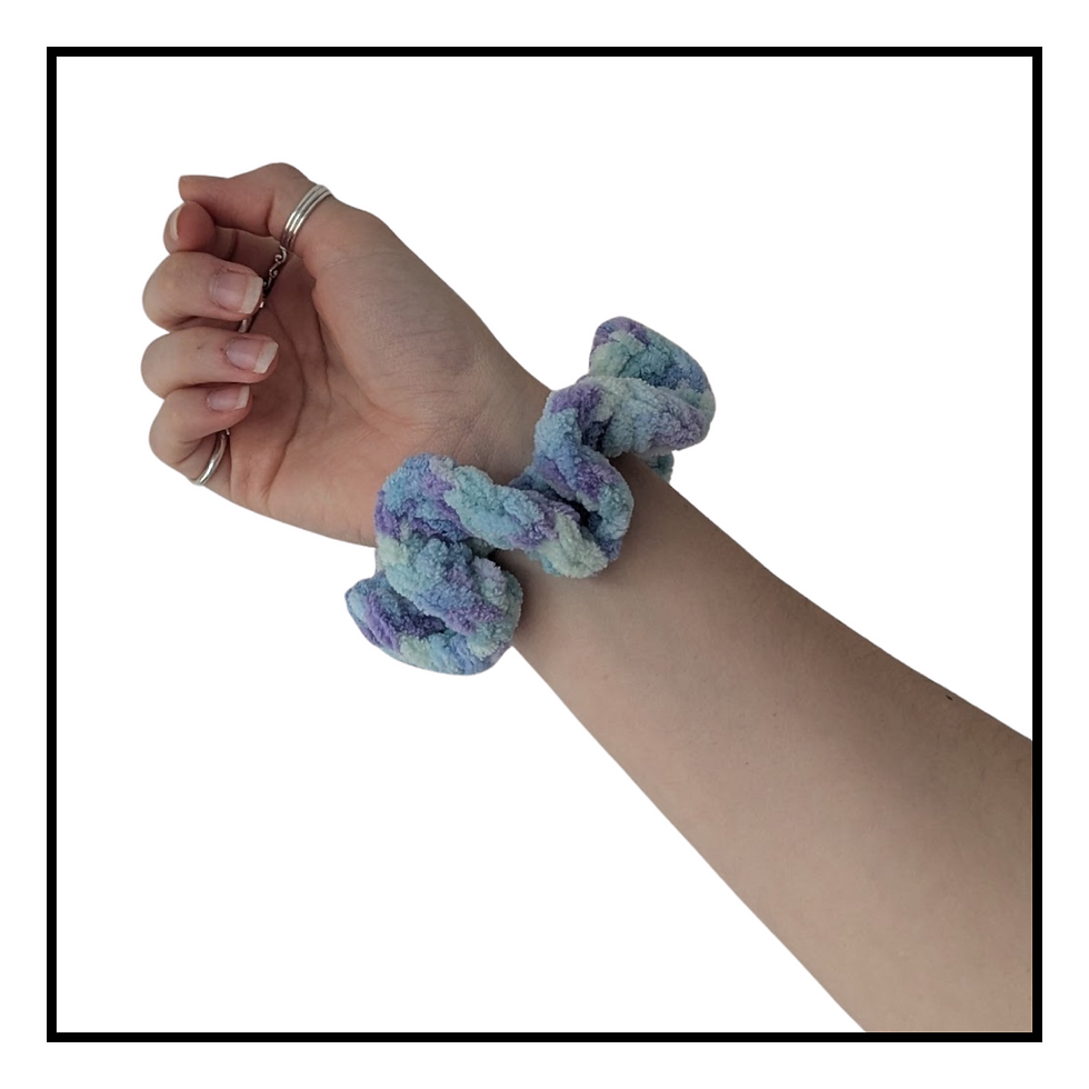 Thumbnail: Cotton Fox Crochet Chenille Scrunchies