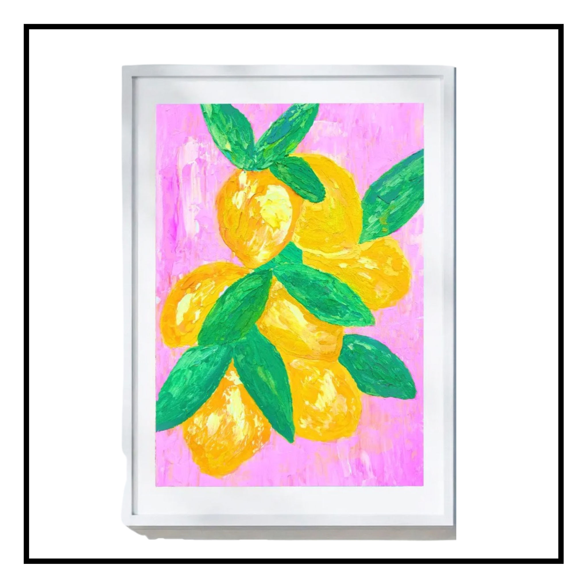 Solstice And Tide 'Citrus Lemons' Prints