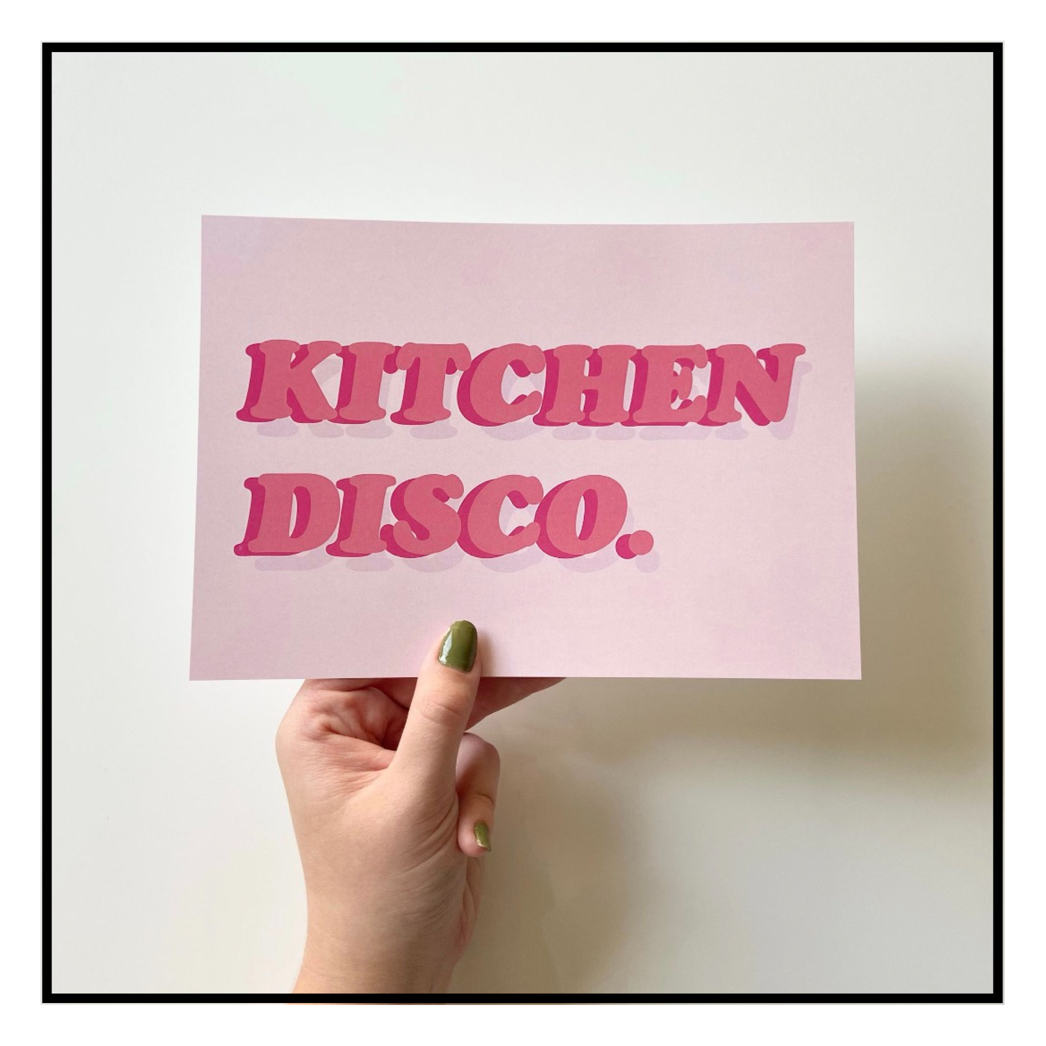 Lucy Frances May Designs ‘Kitchen Disco’ Print