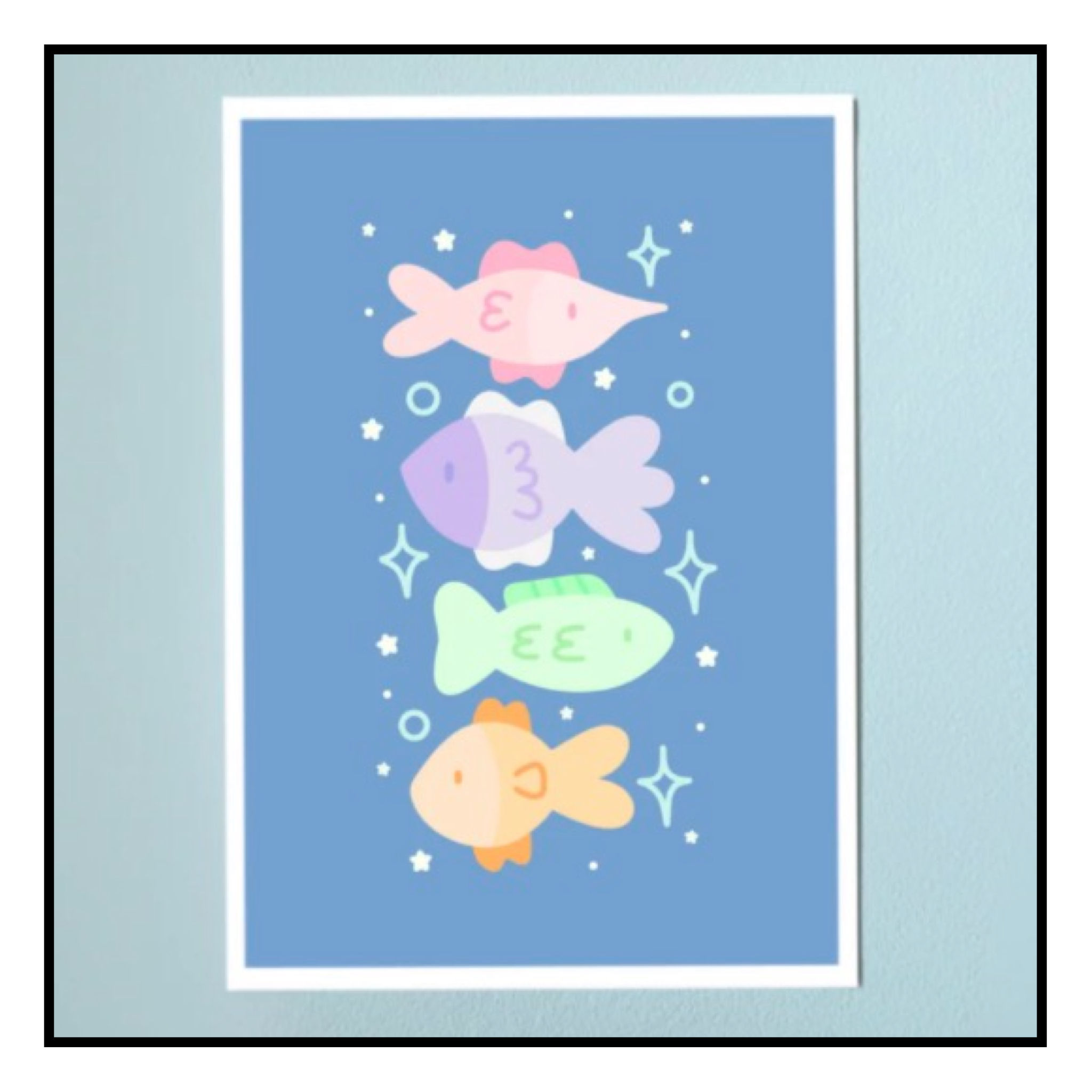 Poppodopolis Fish Friends Print