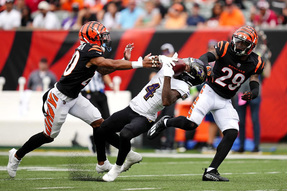 Zay Flowers helmet catch to beat bengals putting them number 3 on the week 2 NFL Power Rankings 2023