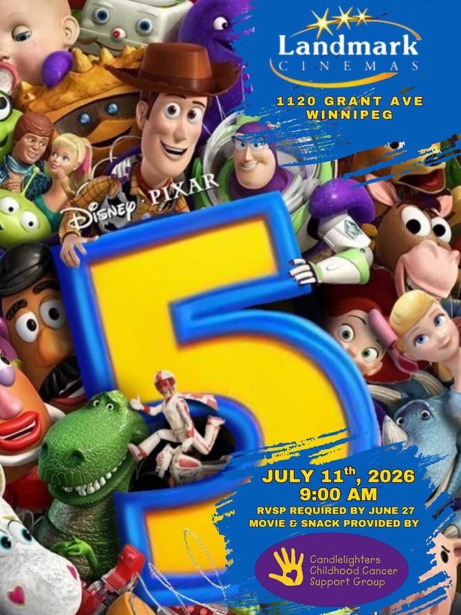 CANDLELIGHTERS AT THE MOVIES PRESENTS…. TOY STORY 5!