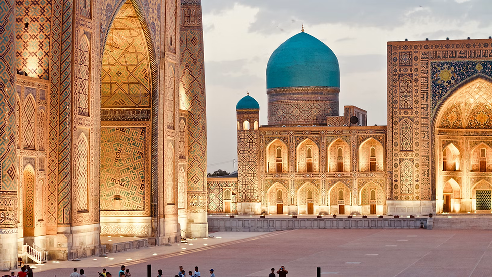 Praça Registan, Samarkanda
