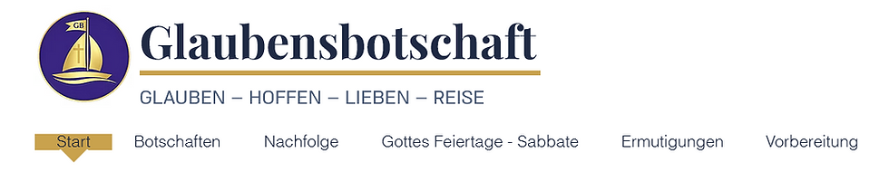 Glaubensbotschaft Logo der Website