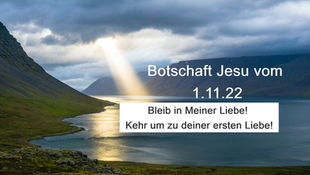 Bleib in Meiner Liebe!