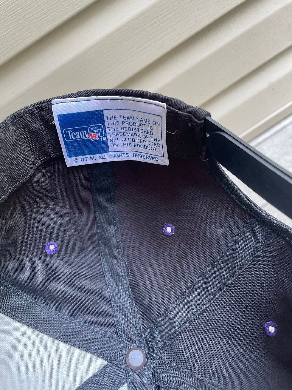 Thumbnail: Black and purple SnapBack