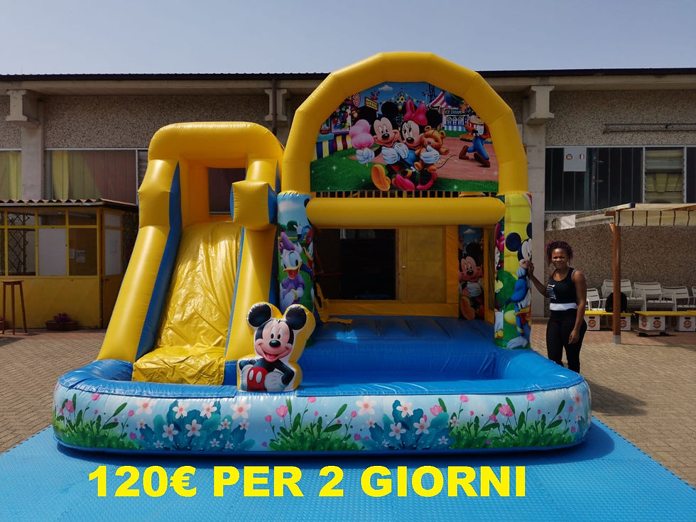 Topolino noleggio gonfiabile