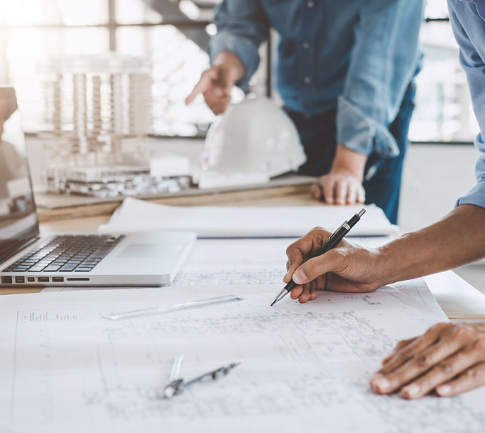 Construction concept of Engineer or architect meeting for project working with partner and