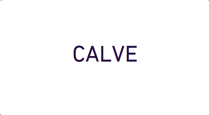 calve