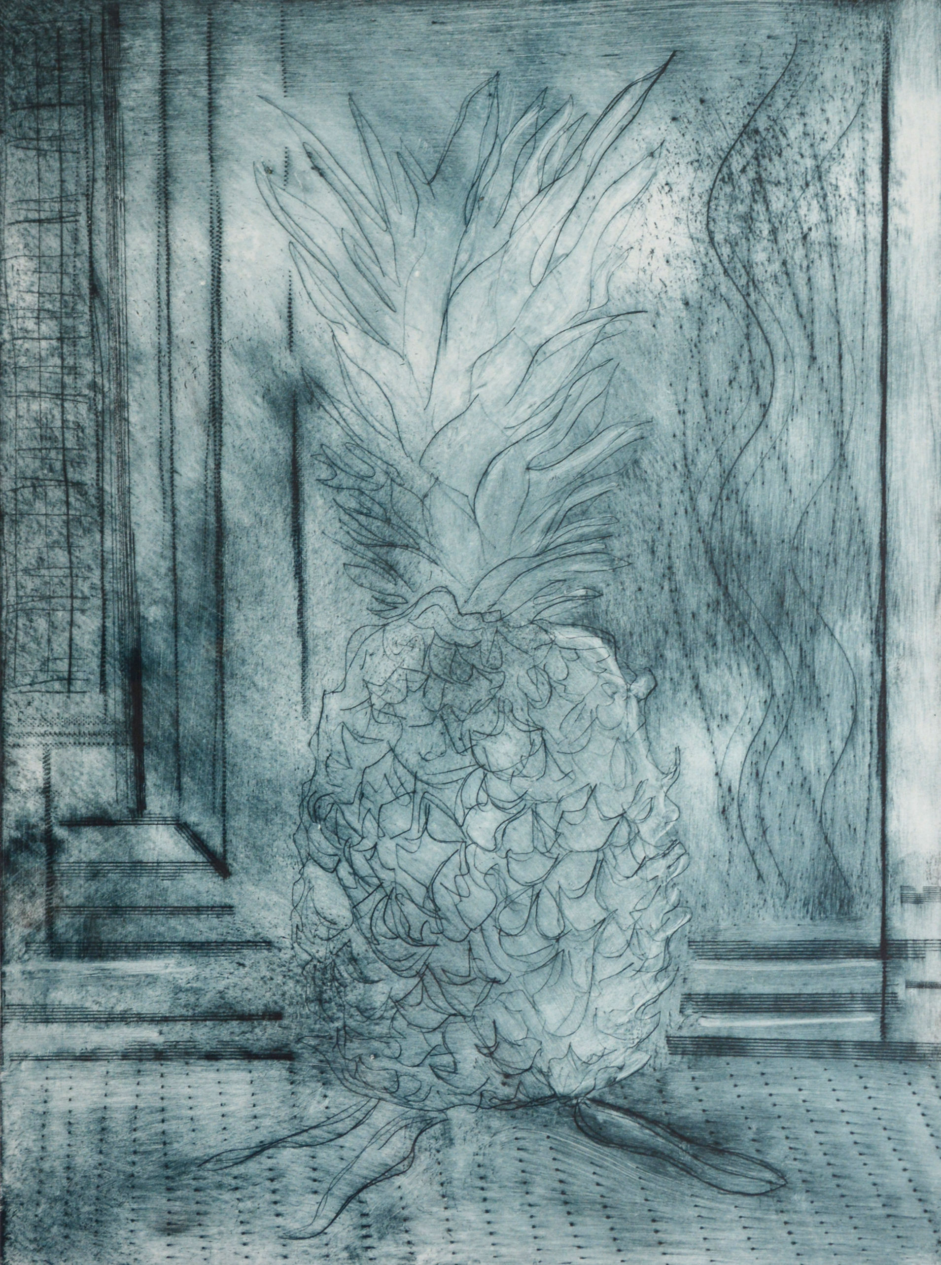Pineapple 'Phathlo' - Drypoint