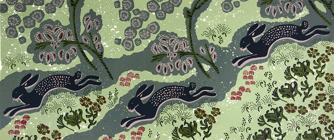 Leaping at First Light - Screenprint