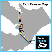 SwimRutland 2km Course Map