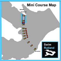 SwimRutland Mini Course Map
