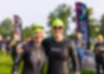 Swimmers at Burghley