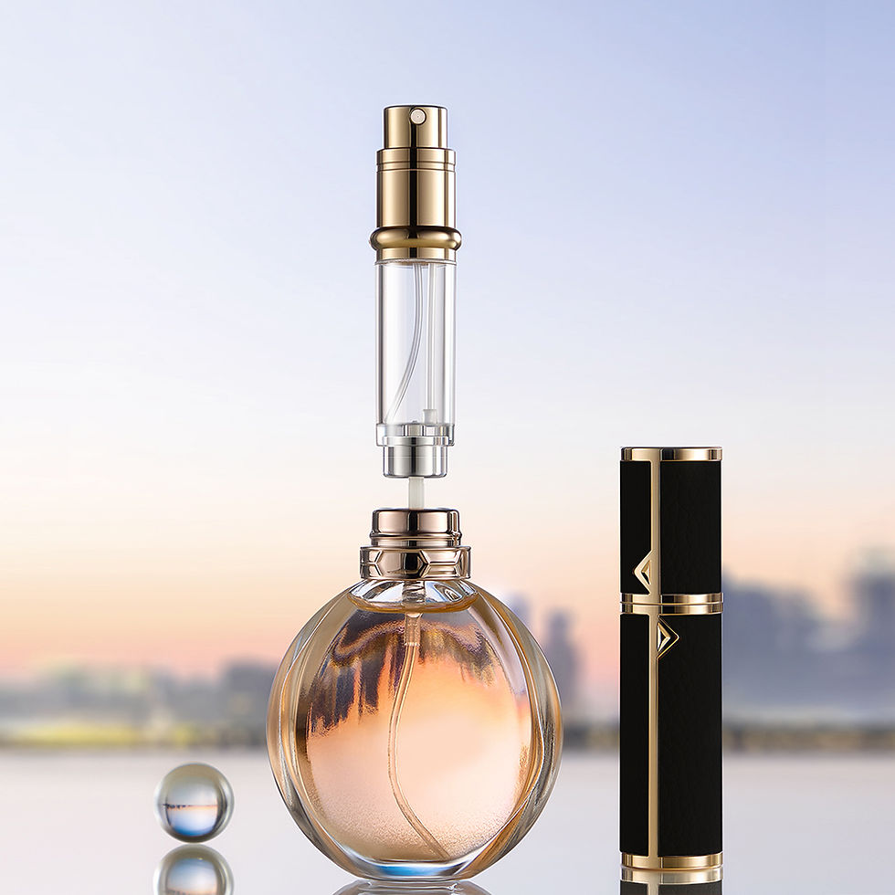 Thumbnail: 5ml PU leather mini perfume Atomizer Bottle Sprayer Suitable for Boarding Tight 