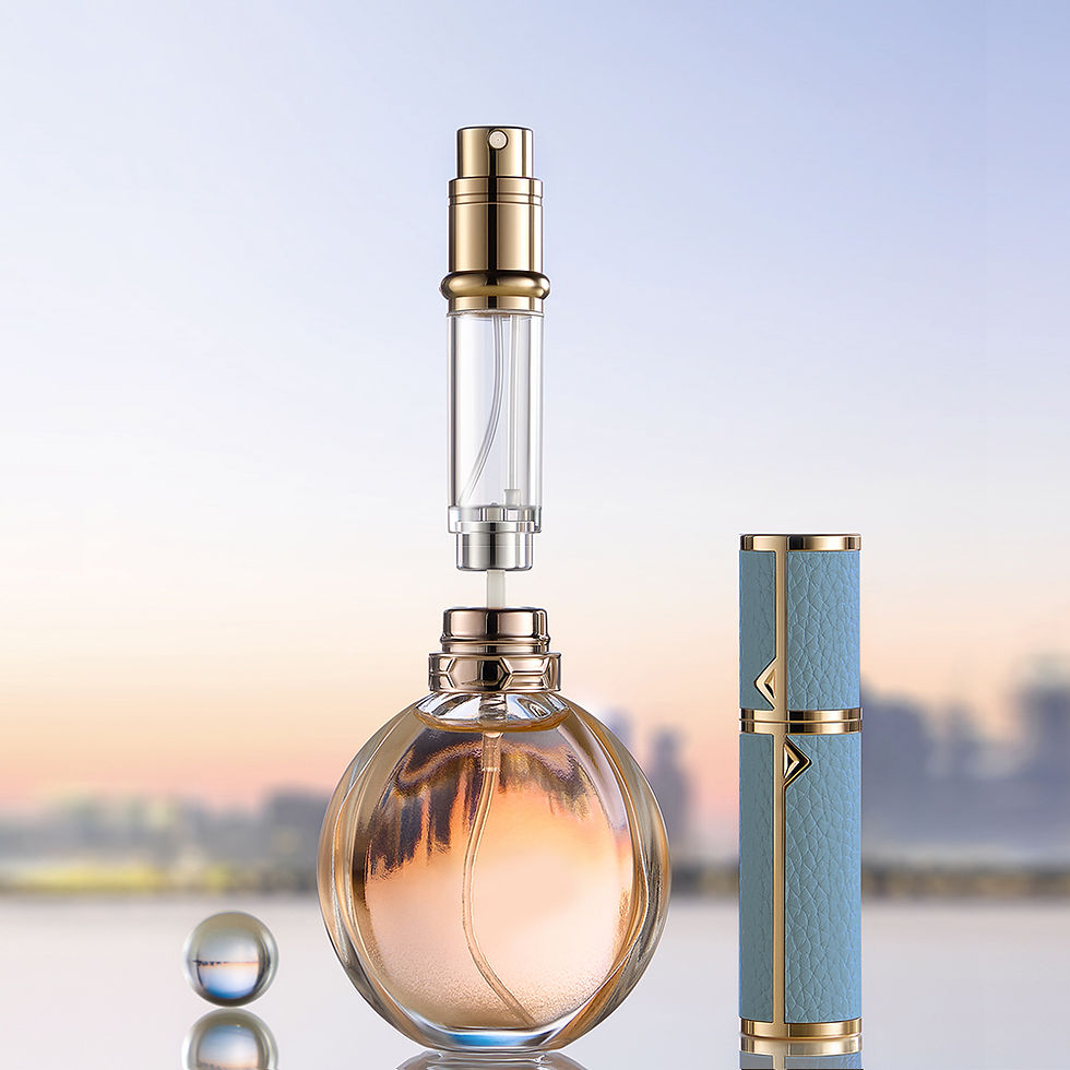 Thumbnail: 5ml PU leather mini perfume Atomizer Bottle Sprayer Suitable for Boarding Tight 