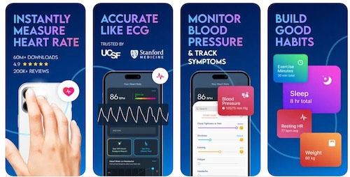 Instant heart rate monitor is one of the best heart rate monitor apps