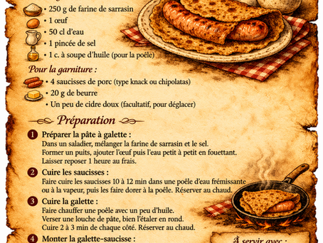 Galette saucisse