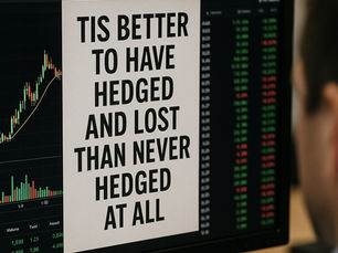 'Tis better to have hedged and lost than never hedged at all.