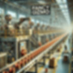 Production line using copper