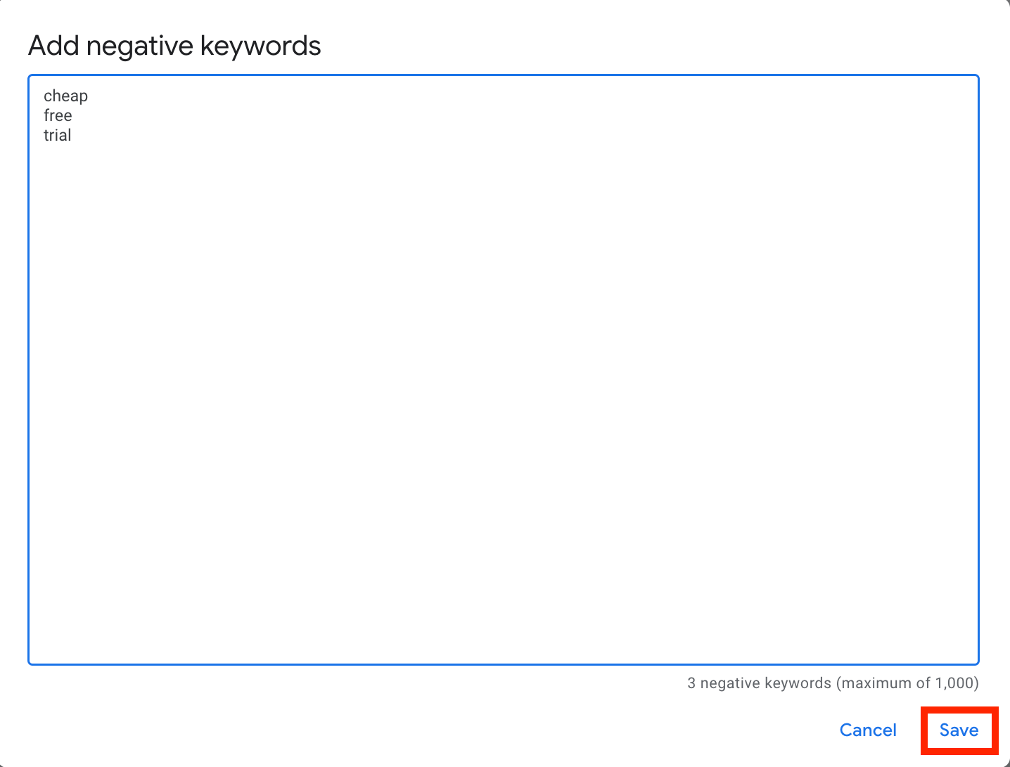 How to Add Negative Keywords in Google Ads for Better Results