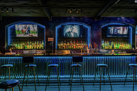 interior design of my way lounge by Harmony Decor