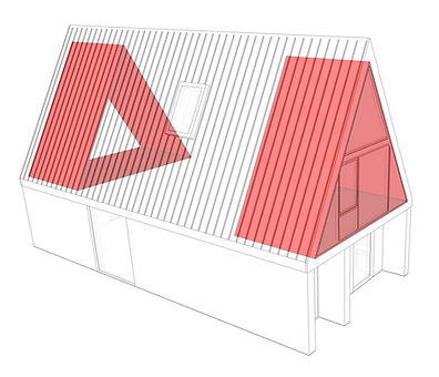 Pewter House diagram of bedrooms