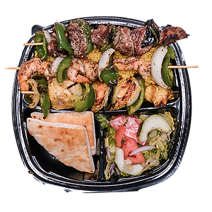 All Three Kebobs Bowl
