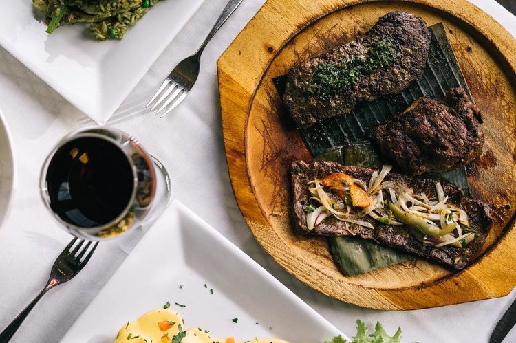 Arranged Food and Objects