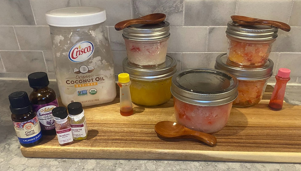 Sugar Scrubs with Ingredients