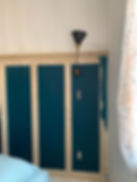 board and batten accent wall in progress