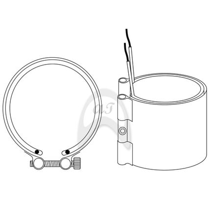 Nozzle Heater Nylon C Drawing